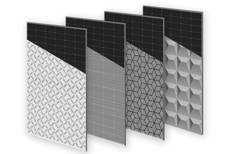 invitaic bipv panel texture