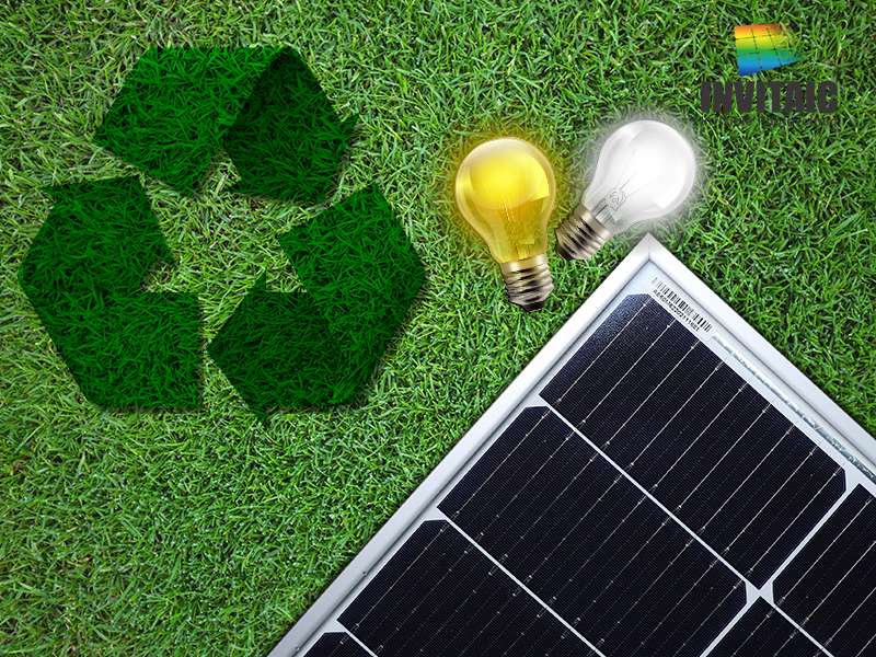 Invitaic BIPV solar panel and panel recycling