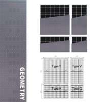 INVITAIC Geometry solar module 60-225w