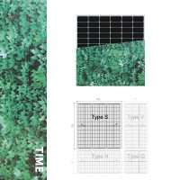 INVITAIC TIME 200w BIPV module Green Leaf pattern