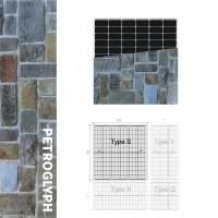 INVITAIC Petroglyph 215W solar module BIPV