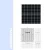transparent BIPV solar module bifacial generation 265w