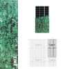 INVITAIC TIME 110w BIPV module Green Leaf pattern