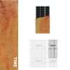 INVITAIC WOOD 100W patten BIPV module