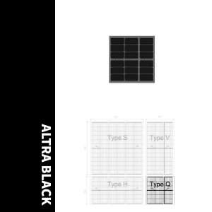 INVITAIC 65W Ultra-black BIPV Module Q Type