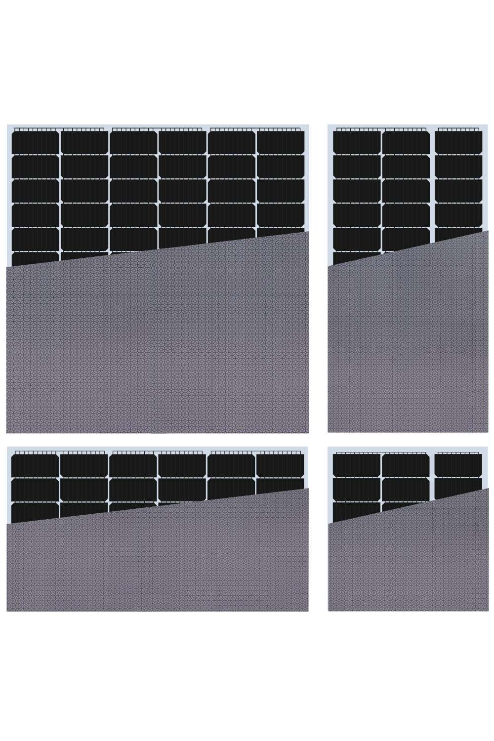 INVITAIC Geometry solar module 60-225w