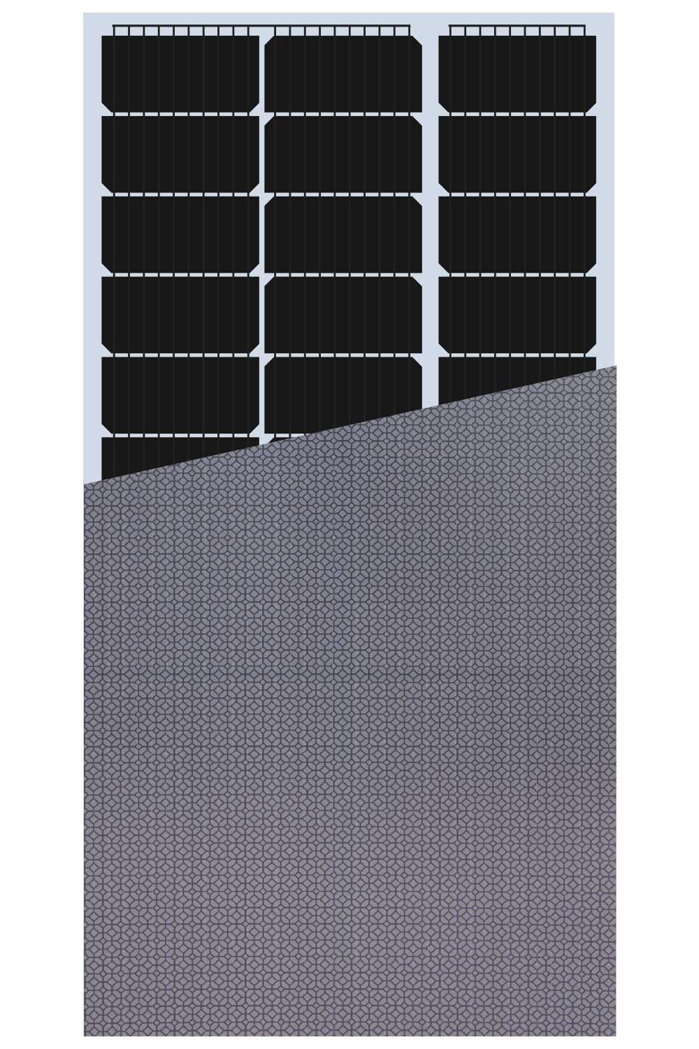 INVITAIC Geometry solar module 120w