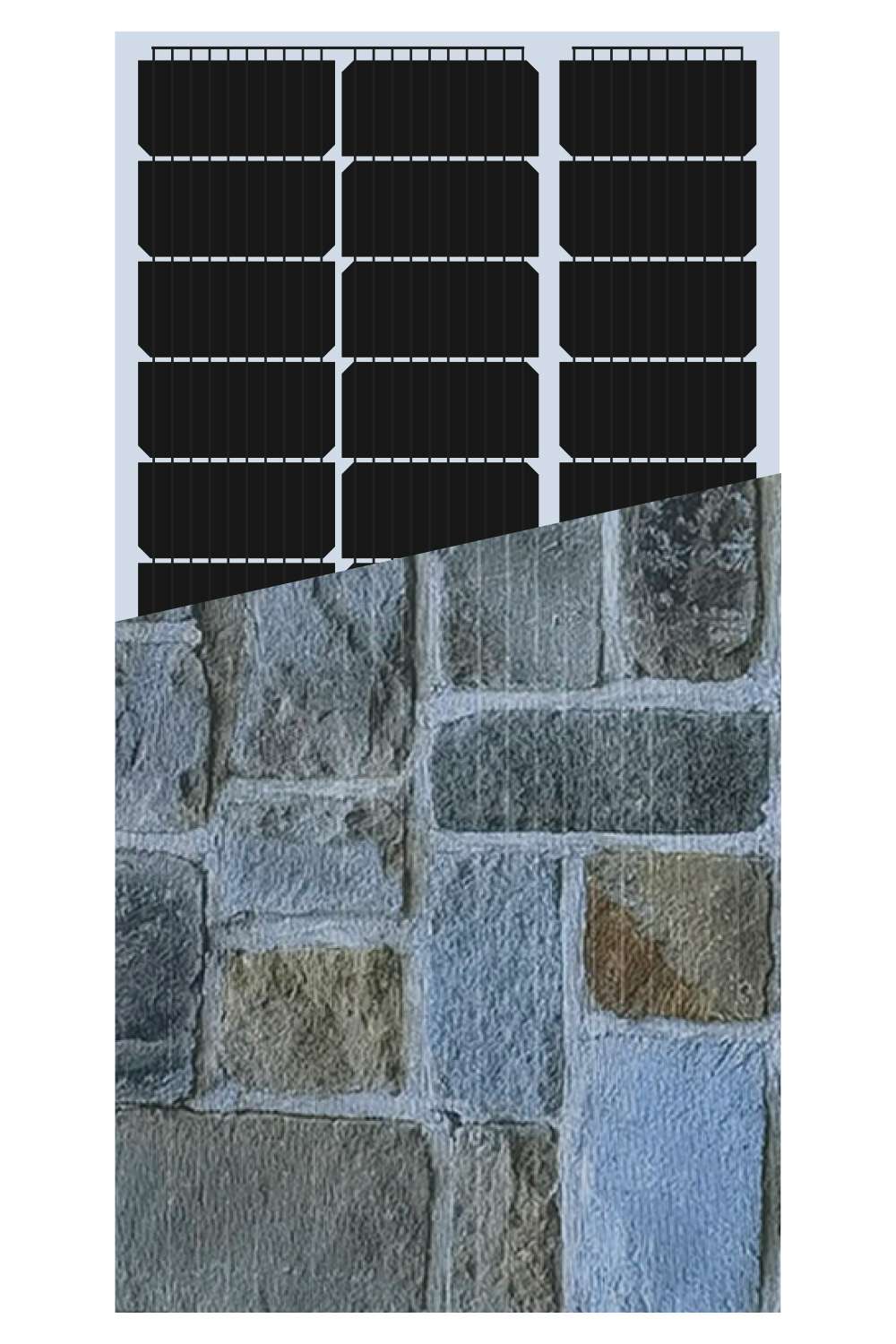 INVITAIC Petroglyph 115W solar module BIPV