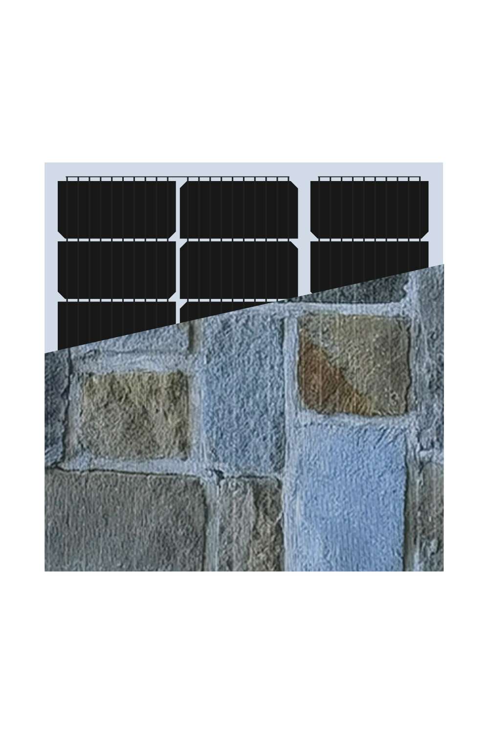 INVITAIC Petroglyph 60W solar module BIPV