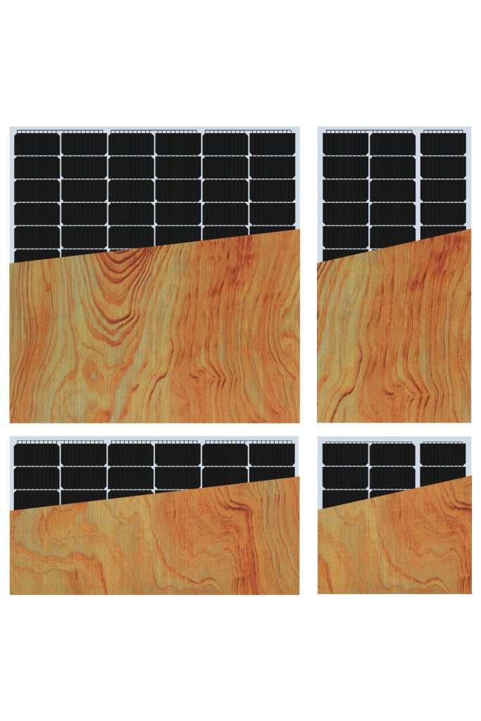 INVITAIC WOOD patten BIPV module