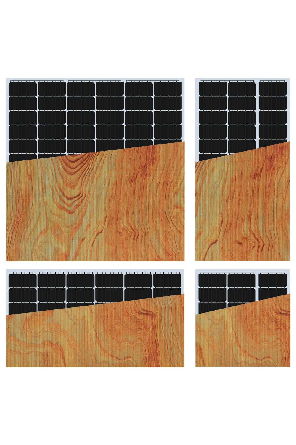 INVITAIC WOOD patten BIPV module