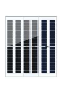 transparent frame bipv module 330w