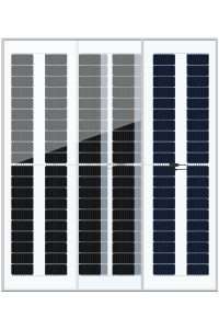 transparent frame bipv module 330w