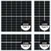 transparent BIPV module 65-265w