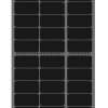ultrablack frameless BIPV panel 130w