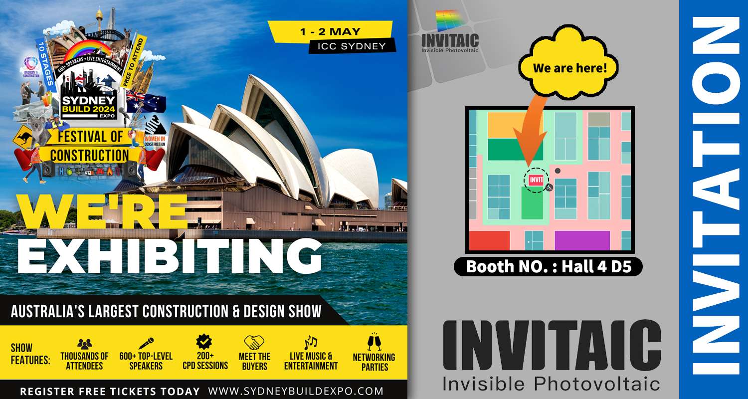 INVITAIC SYDNEY BUILD EXPO BIPV module
