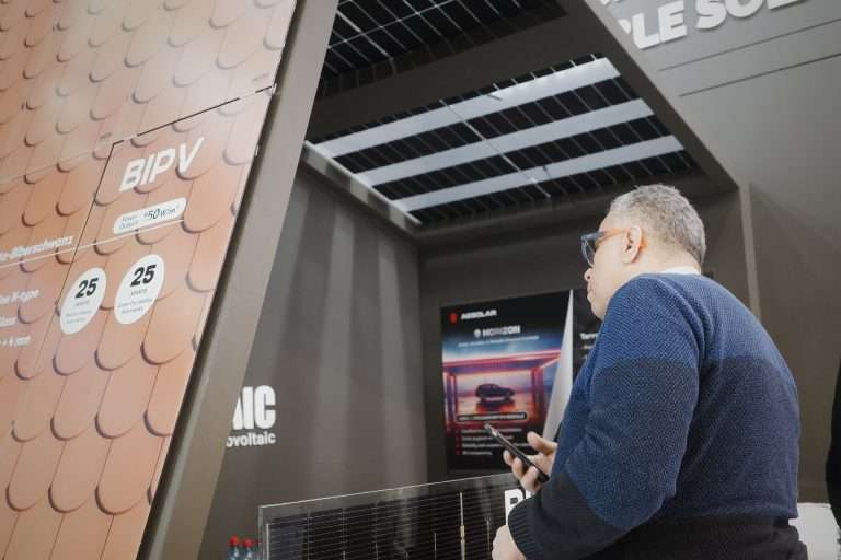 INVITAIC exhibition Munich Colorful BIPV module