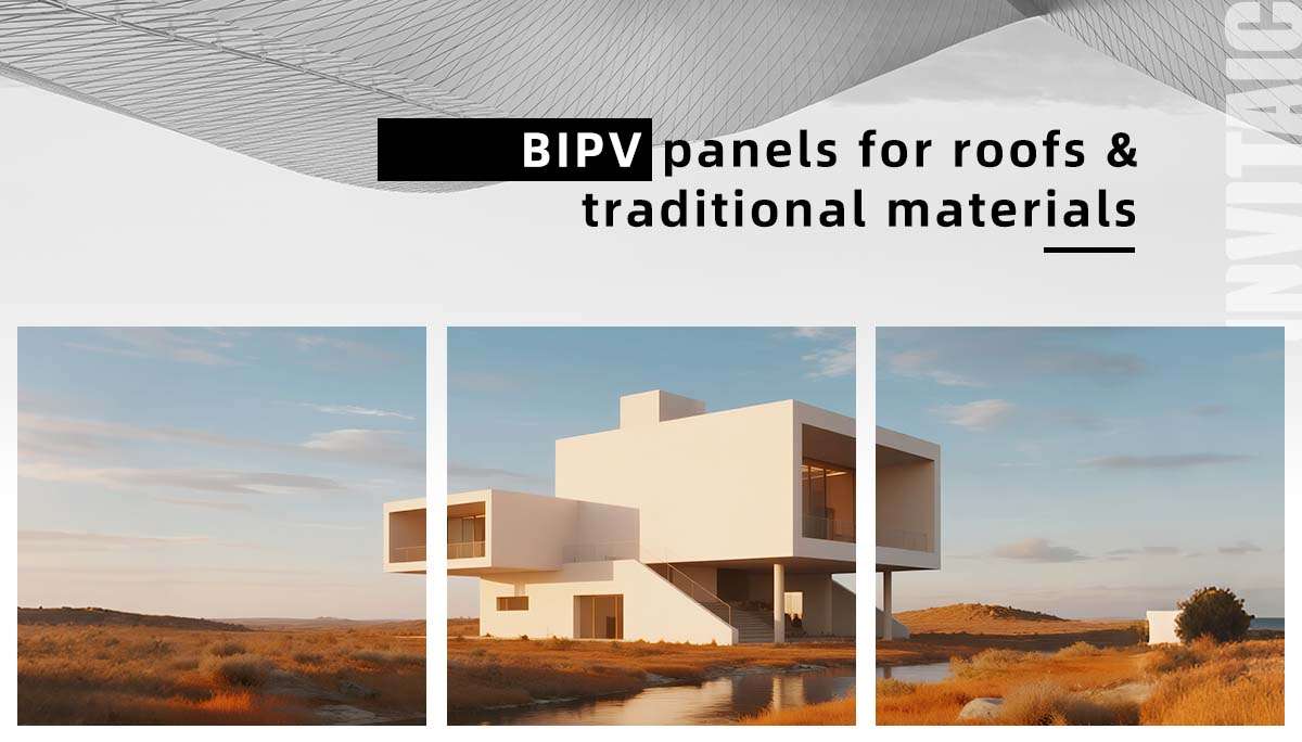BIPV panels for roofs