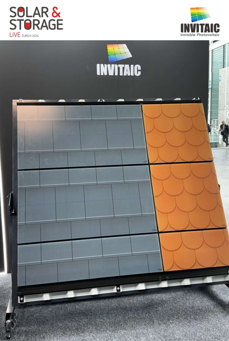 INVITAIC polychrome BIPV module in Zurich